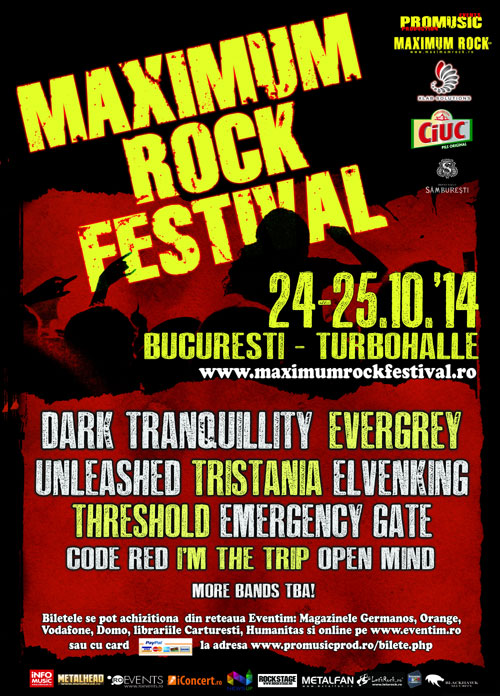 Afla ce albume noi vor fi lansate oficial in Romania in cadrul Maximum Rock Festival 2014